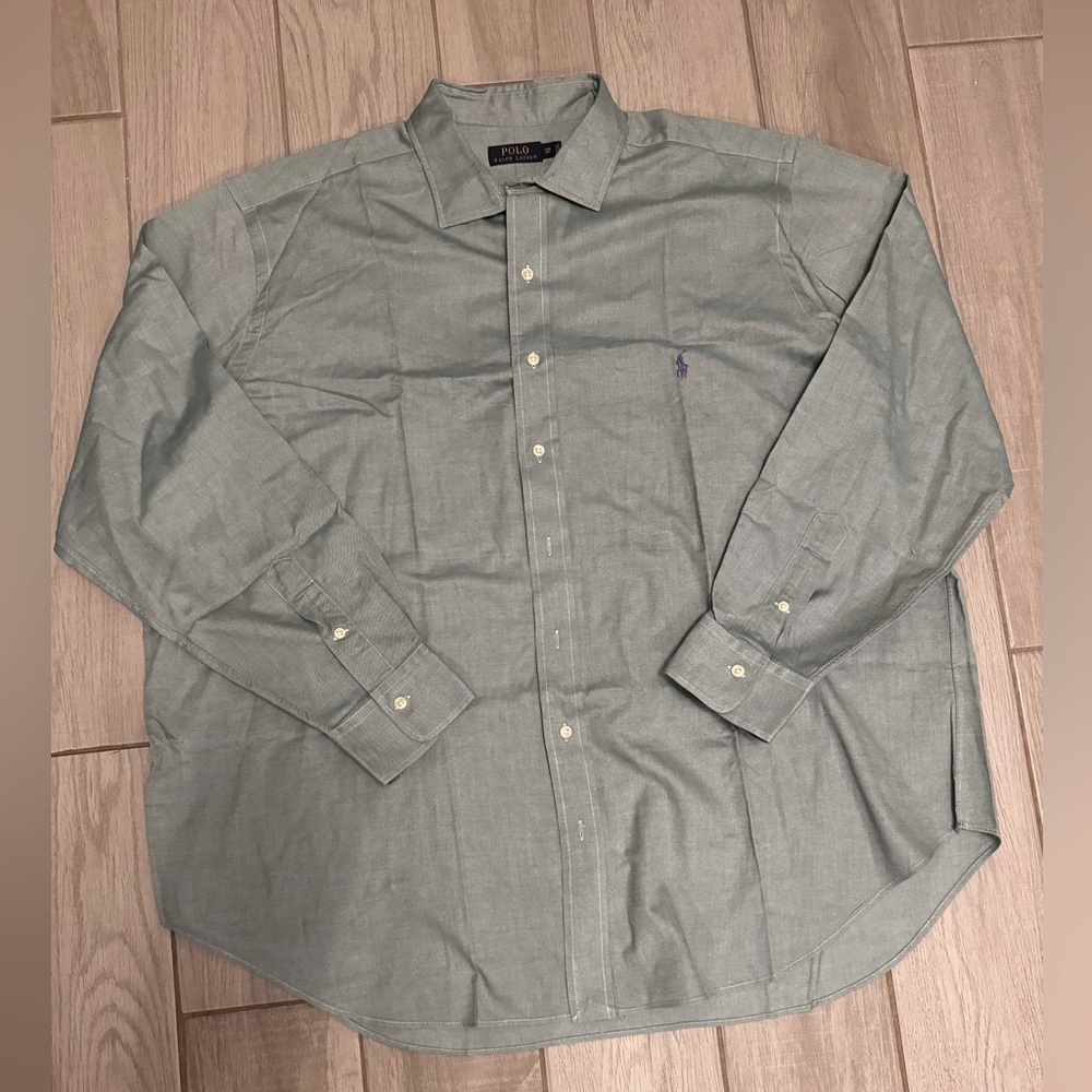 Polo by Ralph Lauren Men's Green Shirt